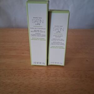 Mary Kay Satin Lips Shea Butter Balm and Sugar Scrub Duo